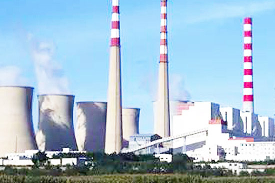 Das elektrische wasserschutzkraftwerk hat 2 x 300 +2 x 660 MKM